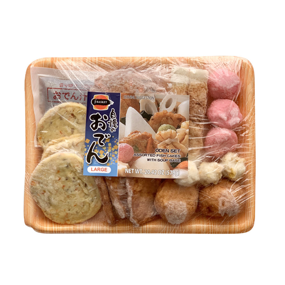 J-Basket Oden Set Assorted Fish Cakes With Soup Base